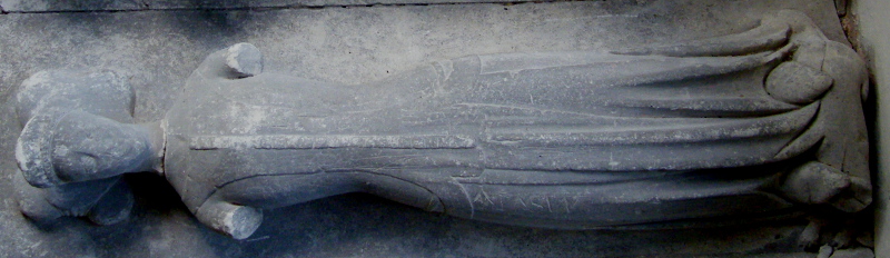 Albury - St Mary Walter de la Lee 1396 and wife Margaret 1407